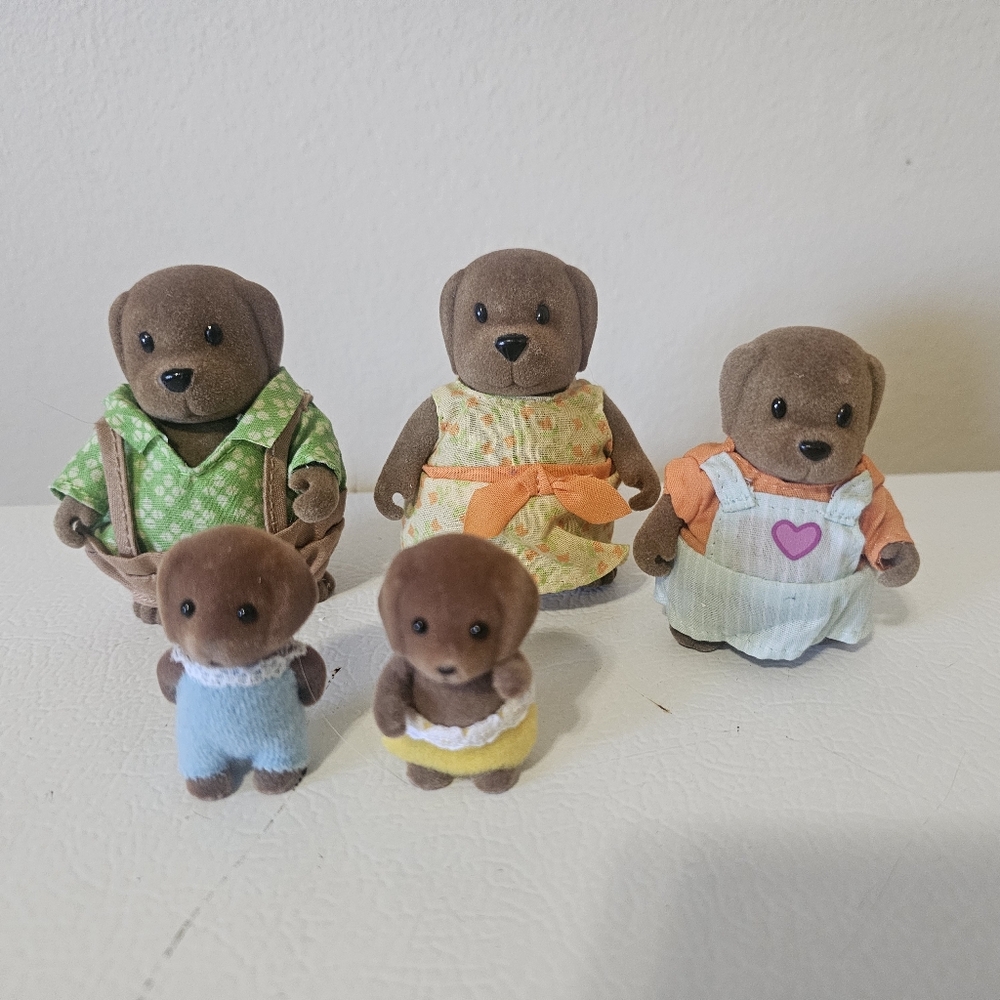 Li’l Woodzeez – Wagadoodle Dog Family Set of 5